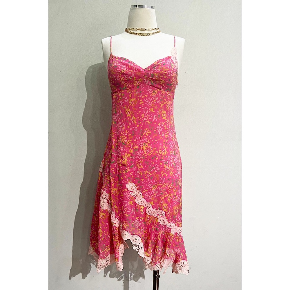 BCBG MAXAZRIA Silk y2k Dress